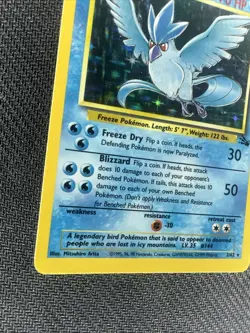 1999 Fossil Set Articuno Holo #2/62 Rare WOTC Pokemon Card TCG Original NM/LP - Image 5