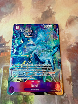 One Piece Card Game | Enel OP15-060 SR ALT ART IN-HAND | OP15 | English | NM/M - Image 1