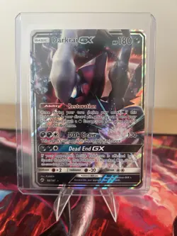 Pokemon Darkrai GX Holo Ultra Rare TCG Card Burning Shadows 88/147 - Image 1