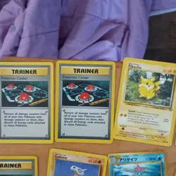Pokemon TCG Base Set Gym Heroes Team Rocket Lot Wizards 17Cards Pikachu Cubone - Image 2