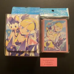 Pokemon Center Japan Elesa's Holiday Deck Box + Card Sleeves 64 COUNT ~US SELLER - Image 1