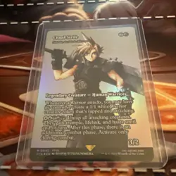 Cloud Strife - Najeela, the Blade-Blossom (Showcase) -Foil Near Mint MTG - Image 1
