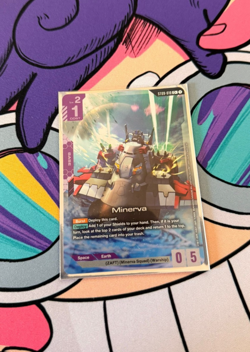 Gundam Card Game: ST09 Minerva Full-art Foil Base (ST09-010 C+) - Image 1