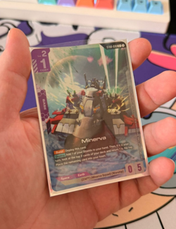 Gundam Card Game: ST09 Minerva Full-art Foil Base (ST09-010 C+) - Image 2
