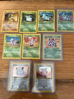 original 151 pokemon cards 1999 complete set both holo and non some fossil 1st - Image 4