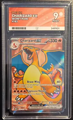 ⭐ ACE 9 Charizard EX 183/165 ⭐Scarlet & Violet 151 Card Pokemon TCG - Image 1