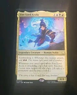 Magic The Gathering TCG MTG Avatar Foil Fire Lord Azula TLA 0220 - Image 1