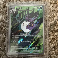 Pokemon TCG Arbok 176/162 Temporal Forces Illustration Rare Card NM Condition - Image 2