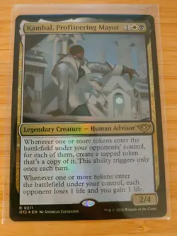 MTG Kambal, Profiteering Mayor (FOIL) 0211 Outlaws of Thunder Junction M/NM - Image 1