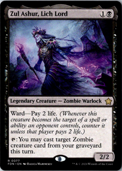 Zul Ashur, Lich Lord R Foundations 77 Near Mint - Image 1