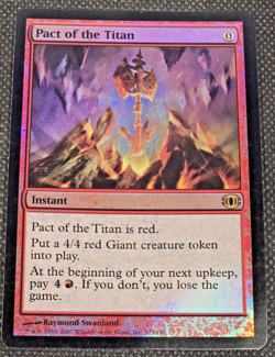 Magic MTG FOIL Pact of the Titan Future Sight LP -- L26 - Image 1