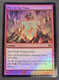 Magic MTG FOIL Pact of the Titan Future Sight LP -- L26 - Image 2