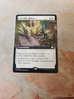 Chivalric Alliance Extended Art Commander March Of The Machine MTG NM - Image 1