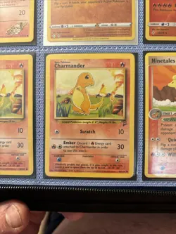 Pokemon Card Charmander Base Set 2 Common 69/130 LP-NM - Image 1
