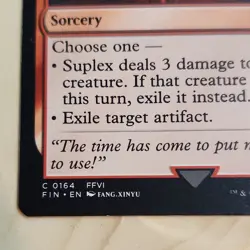 Final Fantasy Suplex 0164 FFVI Sorcery Common Regular Wizards 2025 Red - Image 5