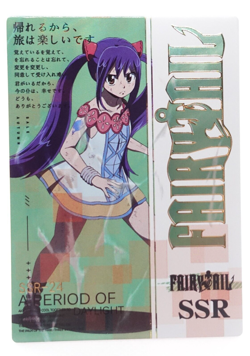 Wendy Marvell SSR Fairy Tail Manga Rare CCG Anime Collectible Card - Image 1