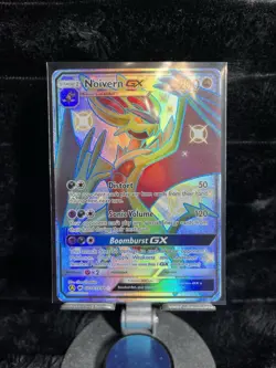 Pokemon Noivern GX SV78 Hidden Fates Shiny Ultra Rare Full Art Holo NM - Image 3