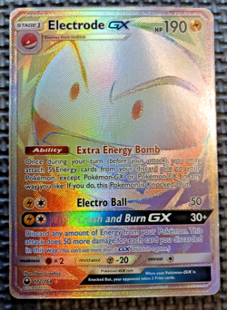 2019 Pokemon Celestial Storm #172 Electrode GX Full ART Secret Rare LP - Image 1