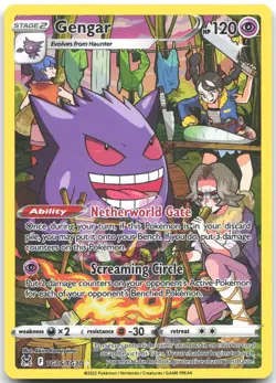 Gengar TG06/TG30 Holo Lost Origin Trainer Gallery Pokemon NM - Image 1