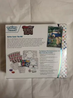Pokemon TCG: S&V 151 Elite Trainer Box New Sealed *No Rips/Tears* - Image 3