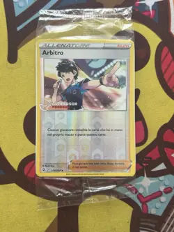 Pokemon ITALIAN Arbitro Judge 235/264 - Sealed Pack 2 Promo - Stamped Professor - Image 2