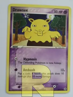 Drowzee ® Rossofuoco Verdefoglia 32/112 ® Non Comune ® Pokemon ® Inglese ® EX+ - Image 1