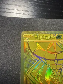 Pokemon Gold Mega Zygarde EX Mega Hyper Rare 124/088 Near Mint Perfect Order - Image 4