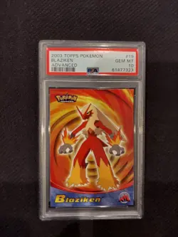 PSA 10 Blaziken Topps Pokemon Advanced - Image 1