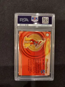 PSA 10 Blaziken Topps Pokemon Advanced - Image 2