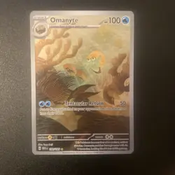 Pokemon TCG Omanyte Scarlet & Violet - 151 180/165 Holo Illustration Rare - Image 2