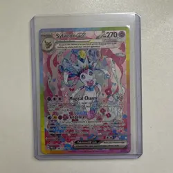 Pokemon Sylveon ex 156/131 Sv Prismatic Evolutions Promo Full Art Holo English - Image 1