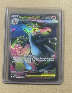 2025 Pokemon Phantasmal Flames PFL EN Mega Charizard X ex Ultra Rare #109/094🔥 - Image 1