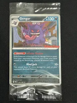 Pokemon GameStop Stamped Exclusive Gengar Promo Sealed 050/088 - Image 1