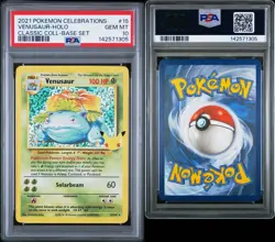 Pokemon TCG Celebrations PSA 10 Charizard Venusaur Blastoise Set - Image 3