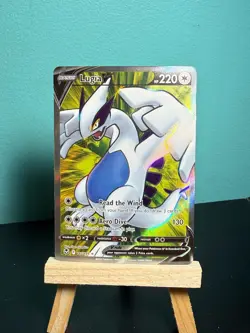 Lugia V 185/195 SWSH Sword & Shield Silver Tempest Ultra Rare Pokemon TCG - Image 1