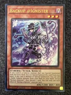 Yugioh Backup @Ignister ALIN-EN002 Ultra Rare 1st Edition NM - Image 1