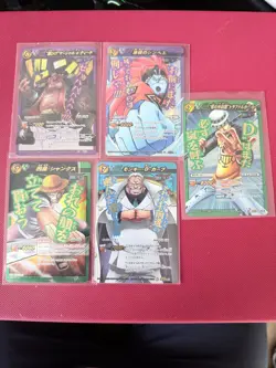 One Piece Miracle Battle Rare Card Bundle Omega Vintage Japanese Job Lot - Image 1