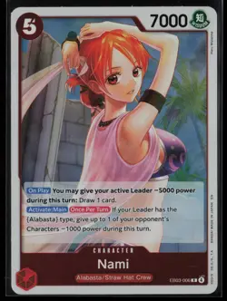 Nami (006) EB03-006 One Piece Extra Booster: One Piece Heroines Edition Rare NM - Image 1