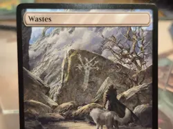 309 Wastes Colorless (Full Art) Final Fantasy NM MTG Card Basic Land FIN - Image 2