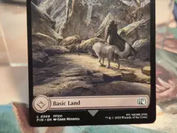 309 Wastes Colorless (Full Art) Final Fantasy NM MTG Card Basic Land FIN - Image 3