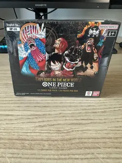 One Piece CCG OP-09 Emperors in the New World Booster Box ENG - New & Sealed #1 - Image 1