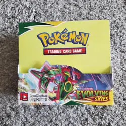 Pokemon Evolving Skies EMPTY Booster Box - No Cards - Display Box Only - Image 1