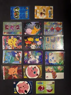Pokemon Card Lot Mix Of 16x Bandai, Cardass, Vending, Prism LP - Image 1