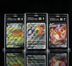 Charizard UPC Promos SWSH260, SWSH262, SWSH261 Black Star Tag 8,9,9 - Image 1
