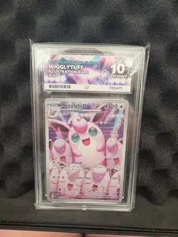 Pokemon TCG Phantasmal Flames Wigglytuff 105/094 Illustration Rare ACE Mint 10 - Image 1