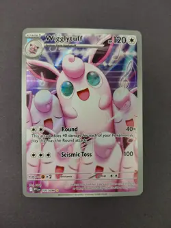 2025 Pokemon Phantasmal Flames Wigglytuff Illustration Rare #105/094 TCG Card A - Image 1