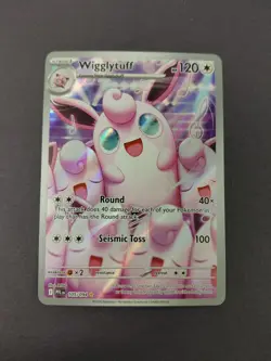 2025 Pokemon Phantasmal Flames Wigglytuff Illustration Rare #105/094 TCG Card B - Image 1