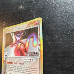 Pokemon Mewtwo EX Delta Species 12/113 Holo Rare Basic 70HP Energy Burst Card - Image 2