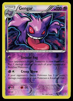 Pokemon Card - Gengar Generations 35/83 Holo Reverse Holo Rare - Image 1