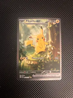 Pokemon Pikachu EX 276/217 Holo Rare Card 200 HP 120 Attack ASC Set - Image 1